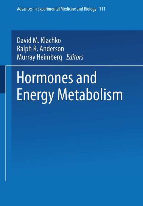 Hormones and Energy Metabolism - 