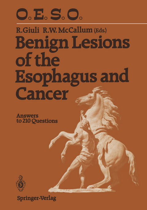 Benign Lesions of the Esophagus and Cancer - 