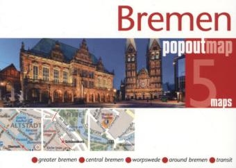 Bremen PopOut Map, 5 maps