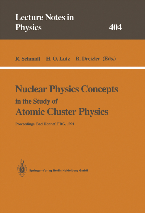 Nuclear Physics Concepts in the Study of Atomic Cluster Physics - 