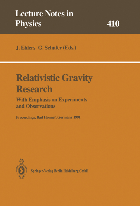 Relativistic Gravity Research - 