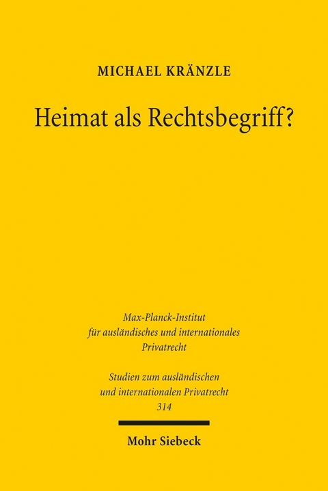 Heimat als Rechtsbegriff? -  Michael Kränzle