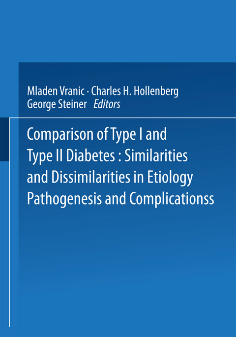 Comparison of Type I and Type II Diabetes - 