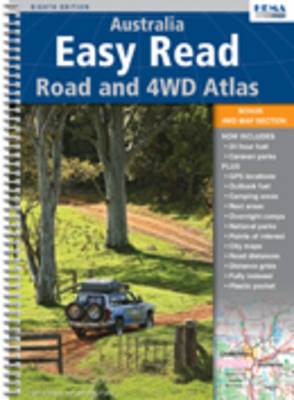 Australia Easy Read Road & 4WD Atlas