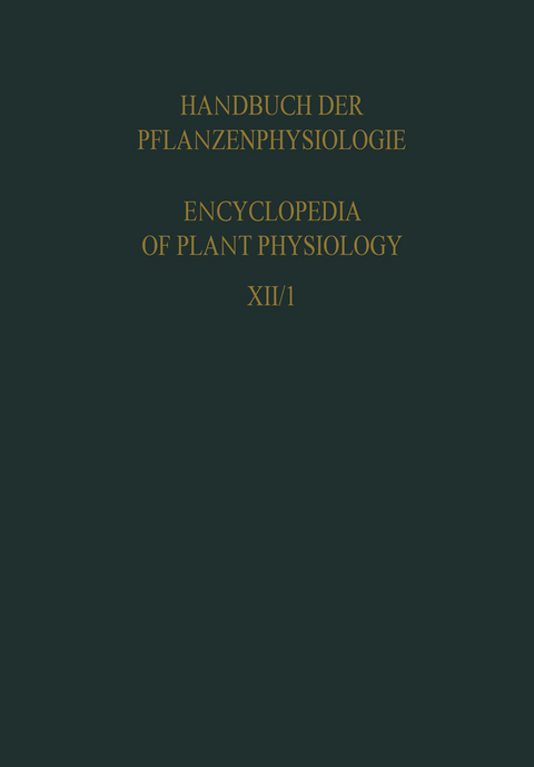 Plant Respiration Inclusive Fermentations and Acid Metabolism / Pflanzenatmung Einschliesslich Gärungen und Säurestoffwechsel