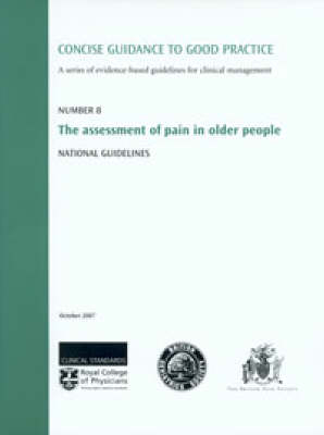 Assessment of Pain in Older People -  Clinical Standards Department at the Royal College of Physicians