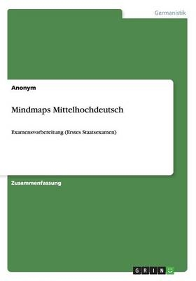 Mindmaps Mittelhochdeutsch -  Anonym