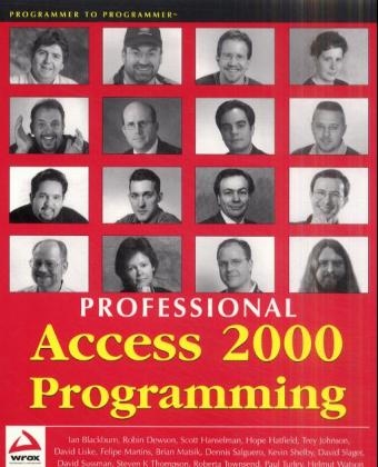 Professional Access 2000 Programming - Felipe Martins, Dennis Salguero, Kevin Shelby, Ian Blackburn, Robin Dewson