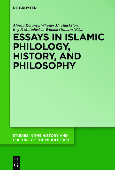 Essays in Islamic Philology, History, and Philosophy - 