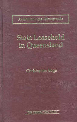 State Leasehold in Queensland - Christopher Boge