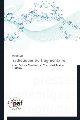 EsthÃ©tiques du fragmentaire - Mounia Zizi