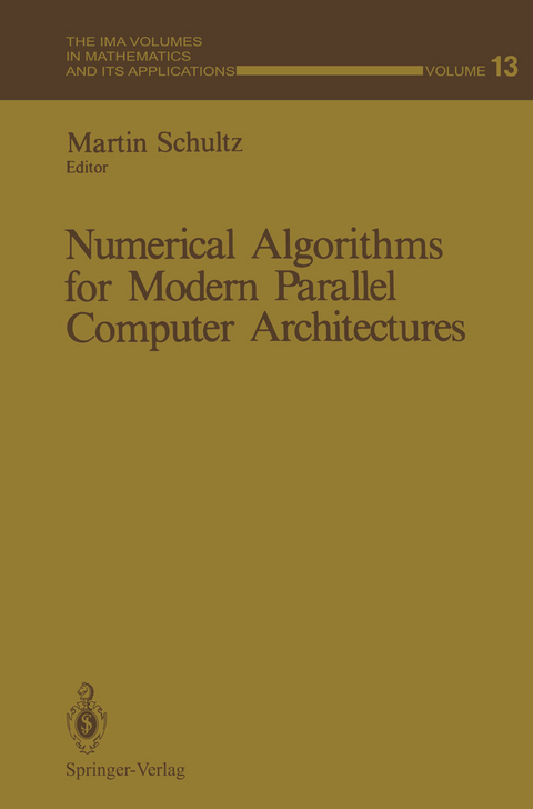 Numerical Algorithms for Modern Parallel Computer Architectures - 