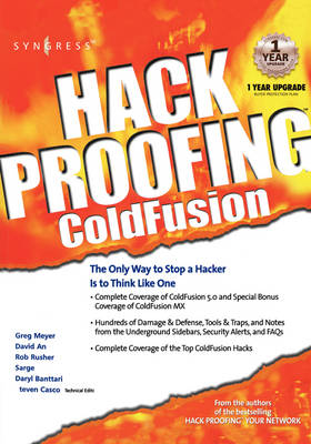 Hack Proofing ColdFusion -  Syngress