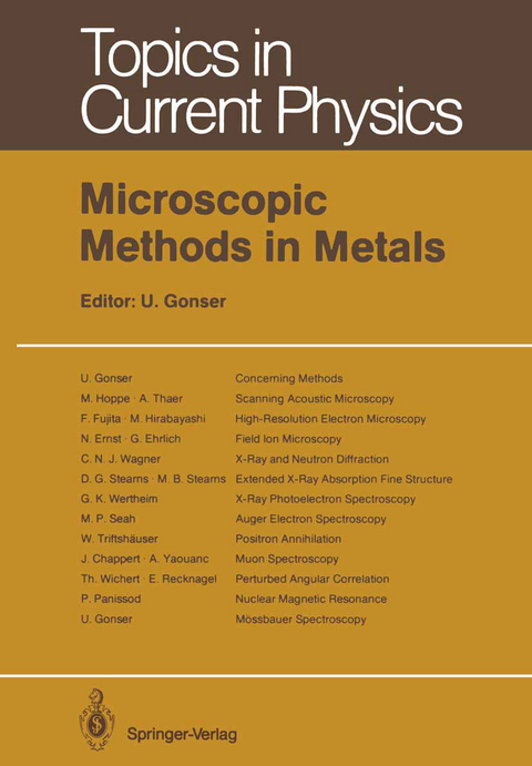 Microscopic Methods in Metals - 