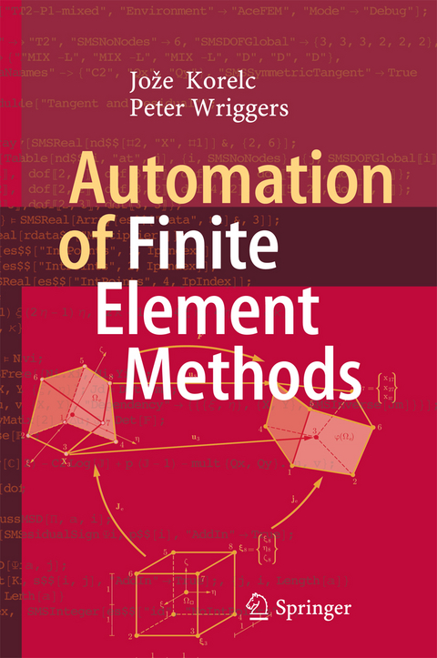 Automation of Finite Element Methods - Jože Korelc, Peter Wriggers