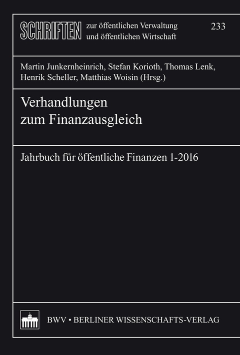 Verhandlungen zum Finanzausgleich - 