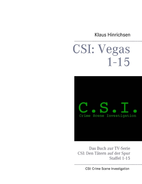 CSI: Vegas Staffel 1 - 15 -  Klaus Hinrichsen