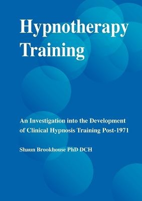 Hypnotherapy Training - Shaun Brookhouse