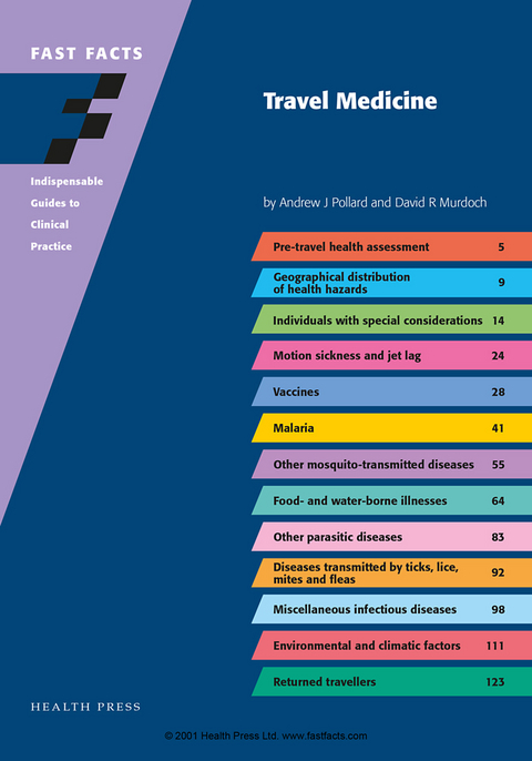 Fast Facts: Travel Medicine - Andrew J. Pollard, David R. Murdoch