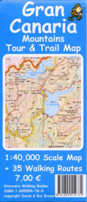 Gran Canaria Mountains Tour and Trail Map - David Brawn, Ros Brawn