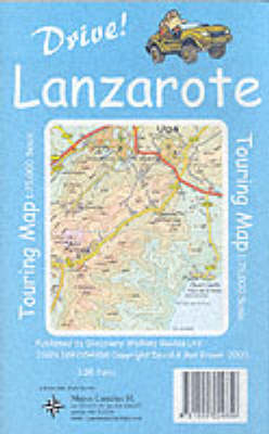 A Drive Lanzarote Touring Map - David Brawn, Ros Brawn