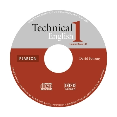 Technical English Level 1 Course Book CD - David Bonamy