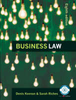 Online Course Pack:Business Law and Contract Law online study guide access card ( WebCT) - Denis Keenan, Sarah Riches, Jon Rush