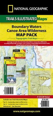 Boundary Waters, Map Pack Bundle - National Geographic Maps