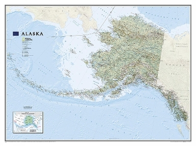 Alaska, Laminated - National Geographic Maps