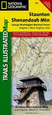 Staunton/Shenendoah Valley, George Washington National Forest - National Geographic Maps