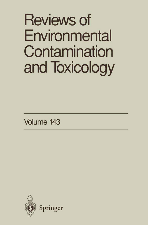 Reviews of Environmental Contamination and Toxicology - George W. Ware