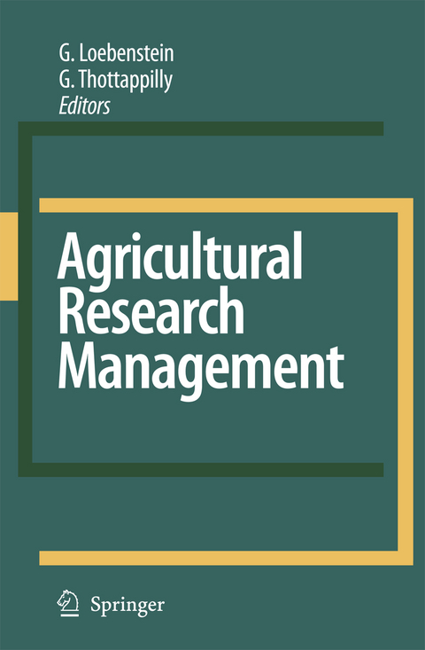 Agricultural Research Management - 