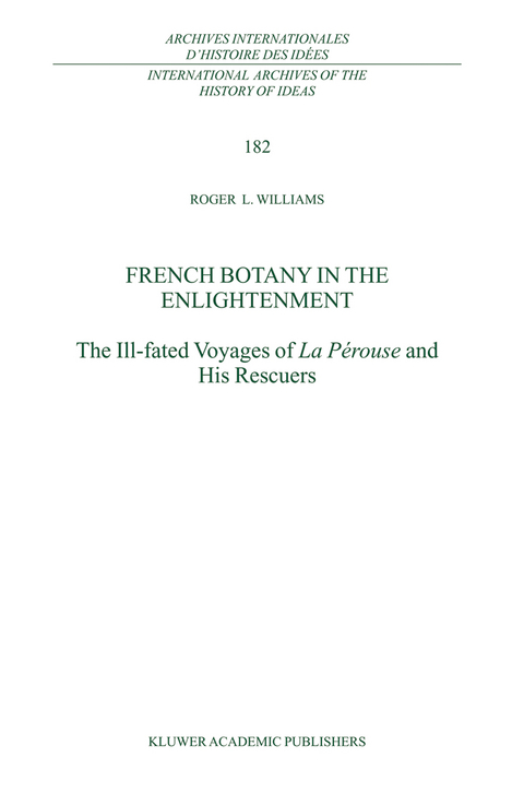 French Botany in the Enlightenment - R.L. Williams