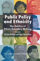 Public Policy and Ethnicity - Roger Openshaw