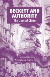 Beckett and Authority -  Elizabeth Barry