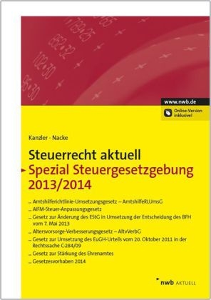 Steuerrecht aktuell Spezial Steuergesetzgebung 2013/2014