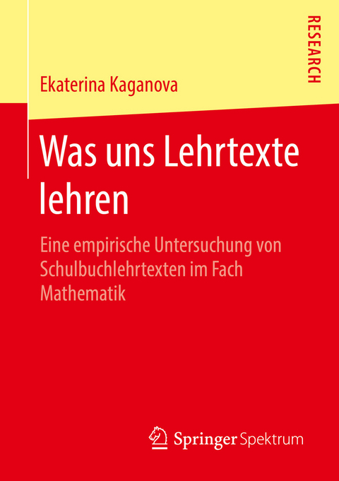 Was uns Lehrtexte lehren -  Ekaterina Kaganova