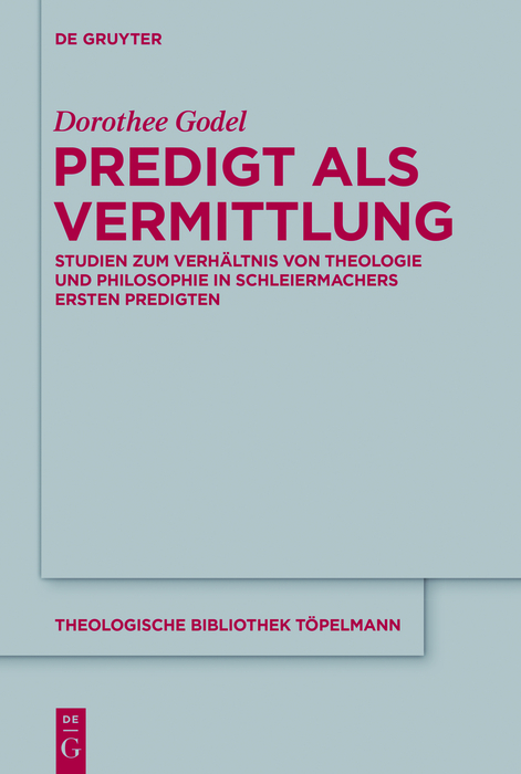 Predigt als Vermittlung - Dorothee Godel