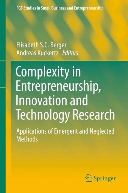 Complexity in Entrepreneurship, Innovation and Technology Research - 