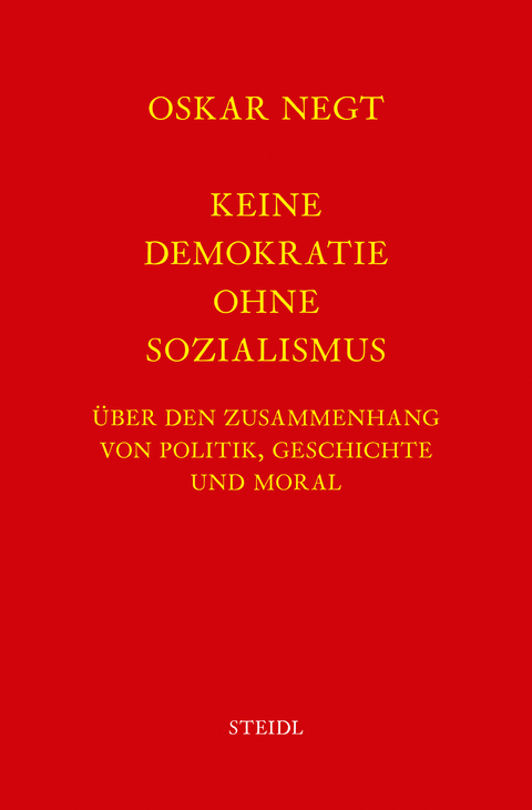 Werkausgabe Bd. 5 / Keine Demokratie ohne Sozialismus - Oskar Negt