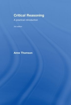 Critical Reasoning - Anne Thomson