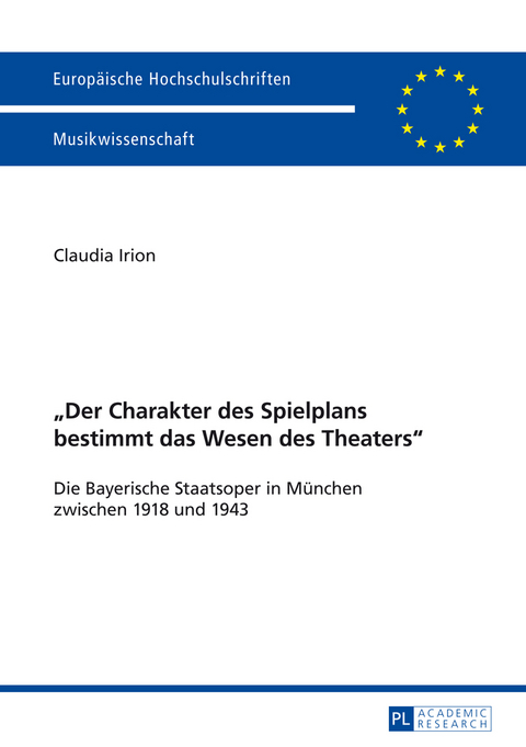 «Der Charakter des Spielplans bestimmt das Wesen des Theaters» - Claudia Irion-Senge