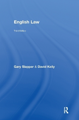 English Law - Gary Slapper, David Kelly