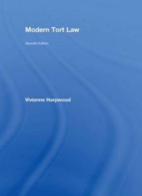 Modern Tort Law - V.H. Harpwood