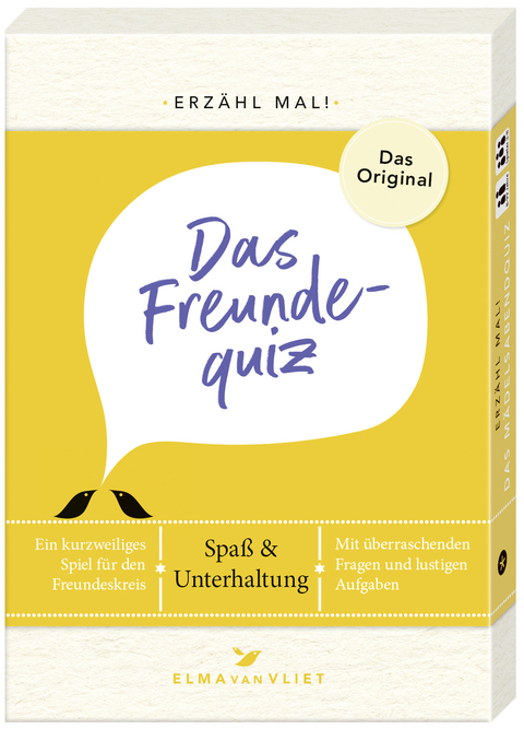 Erzähl mal! Das Freundequiz | Elma van Vliet - Elma van Vliet