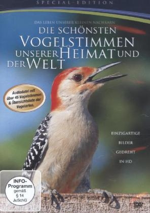 Die schönsten Vogelstimmen unserer Heimat und der Welt, 1 DVD (Special Edition)