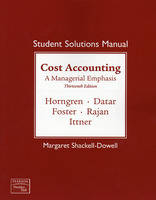 Student Solutions Manual - Charles T. Horngren