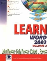 Learn Word 2002 Volume II - John Preston, Sally Preston, Robert Ferrett