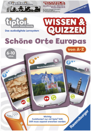 Wissen & Quizzen, Schöne Orte Europas (Spiel-Zubehör)