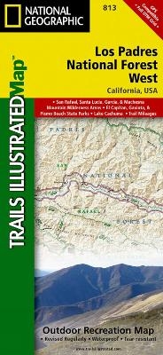 Los Padres National Forest, West - National Geographic Maps